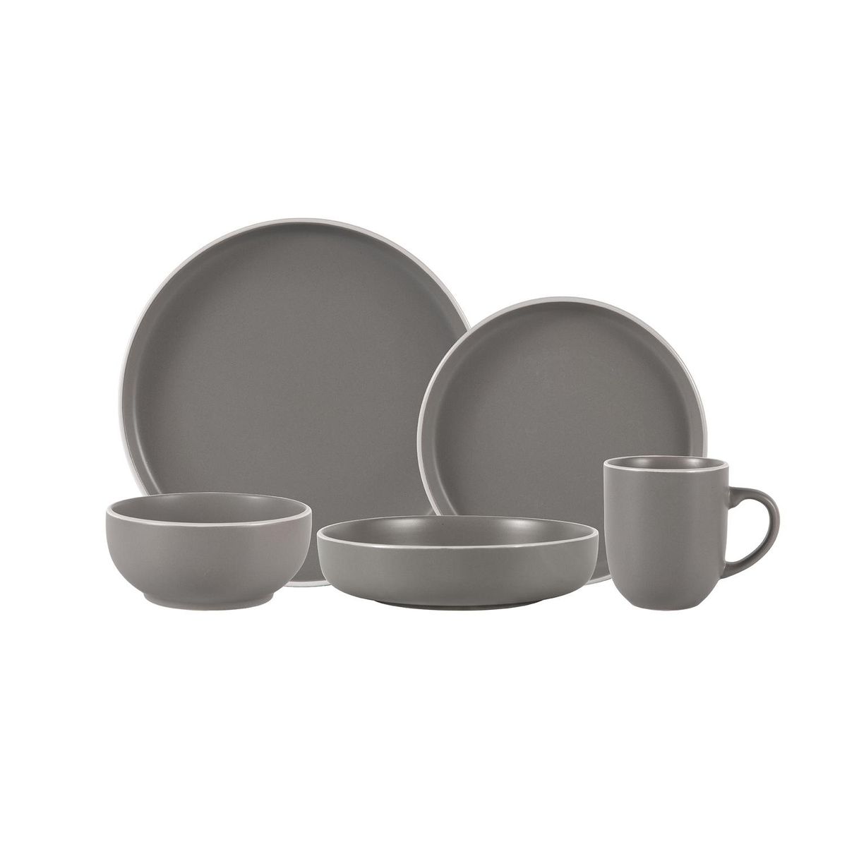 SIMPLIT - Juego de Loza 30 pcs Cerámica Bruselas Simplit