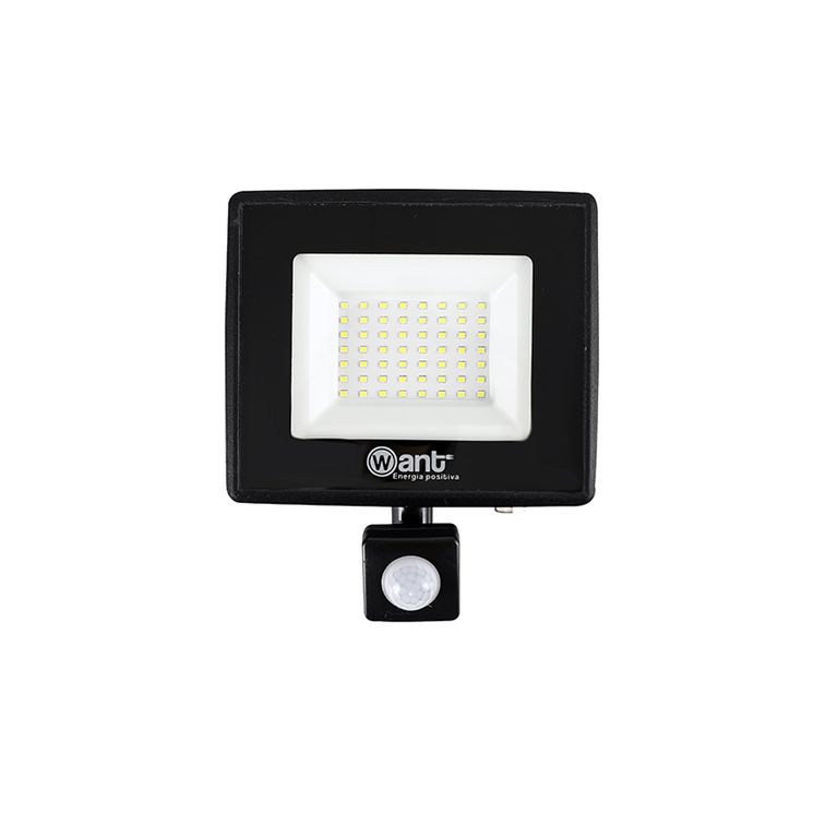 FOCO PROYECTOR DE AREA SMD STREET CON SENSOR 50W 6000K