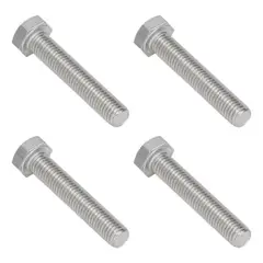 METALFER - Perno Hexagonal Zincado G2 1 /4 - 20 X 1 1/4 (100 Un)