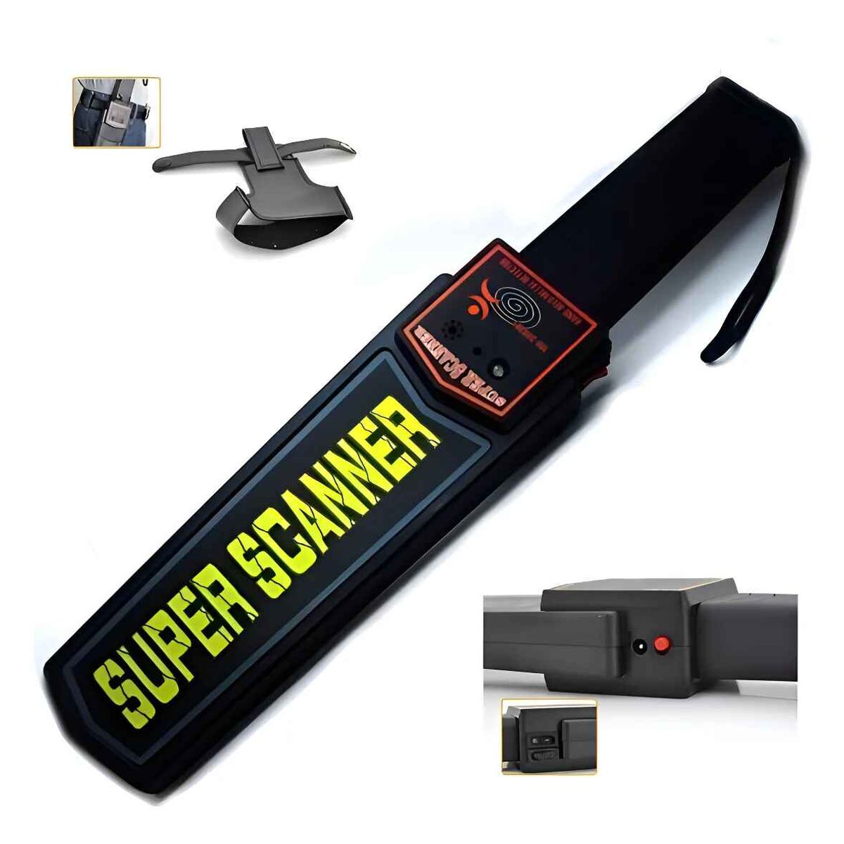 GENERICO - Paleta Detector De Metales Scanner Portátil Profesional