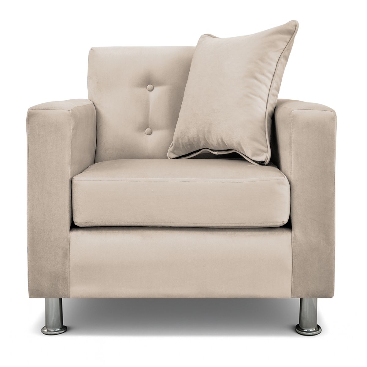 MBC - Sofá 1 Cuerpo New Mallorca Felpa Beige