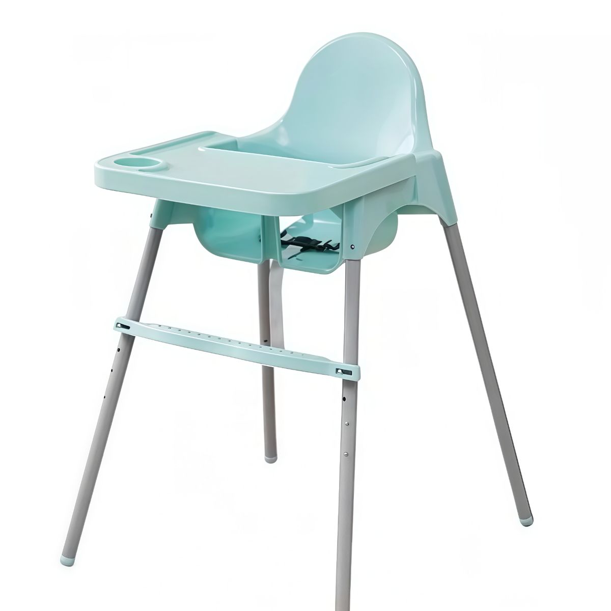 OASIS - Silla De Comer Bebé 2 En 1 Modelo Básico Barato Azul