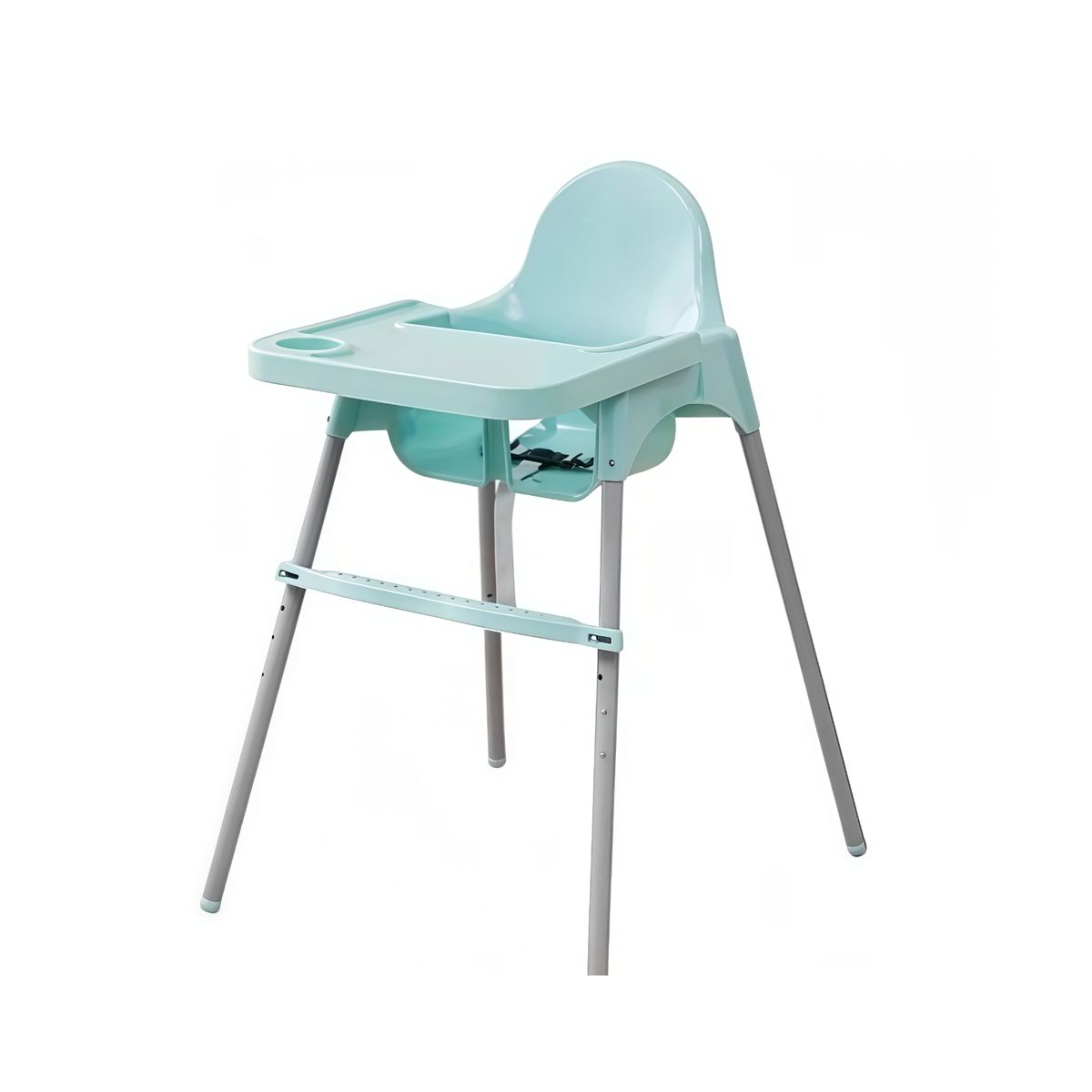 OASIS - Silla De Comer Bebé 2 En 1 Modelo Básico Barato Azul
