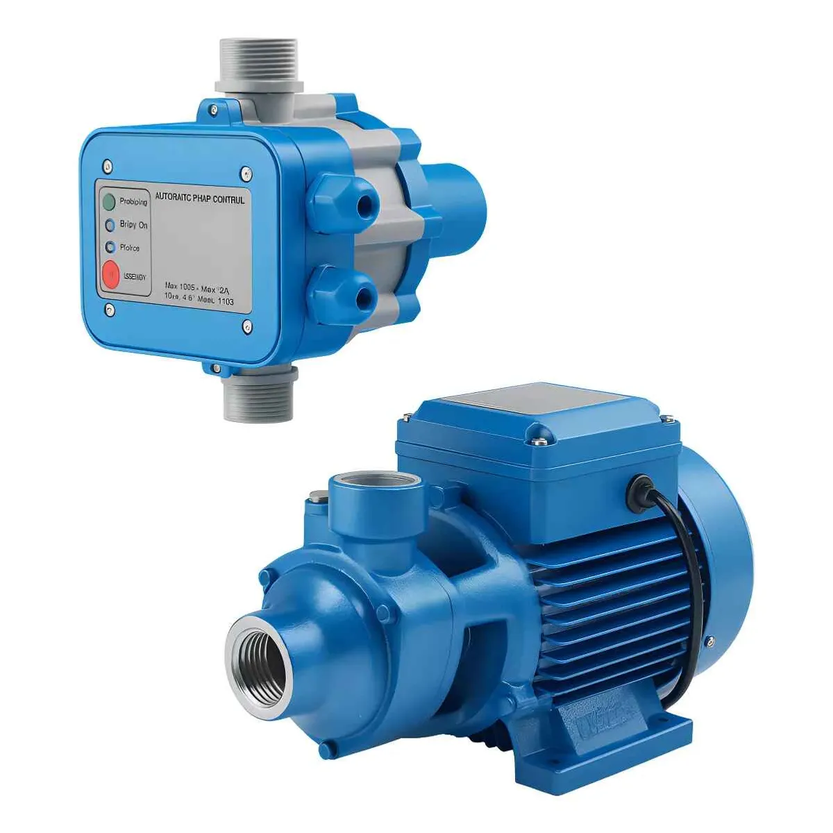 GENERICO - Bomba Agua 12 Hp Periferica + Controlador Electronico Automatico