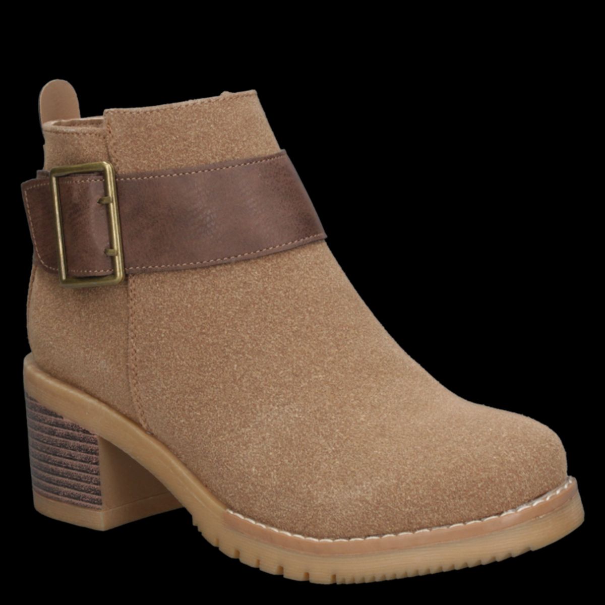 DAKOTA - Botin Casual Mujer Taupe Dakota