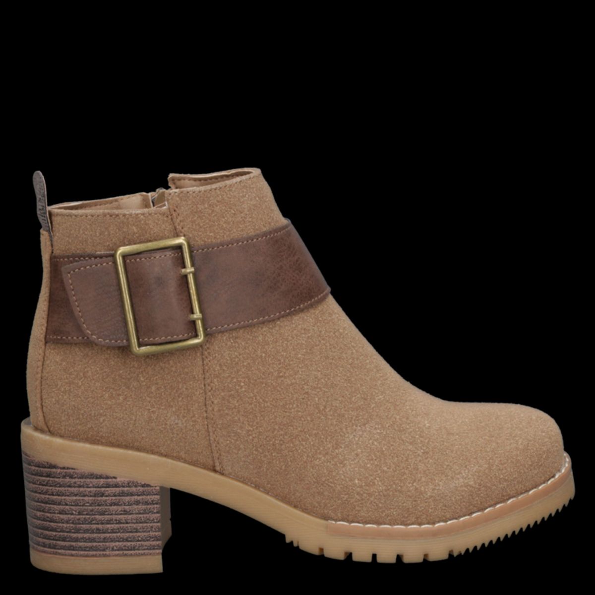 DAKOTA - Botin Casual Mujer Taupe Dakota