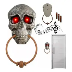GENERICO - Timbre para puerta decoración de Halloween terror color gris