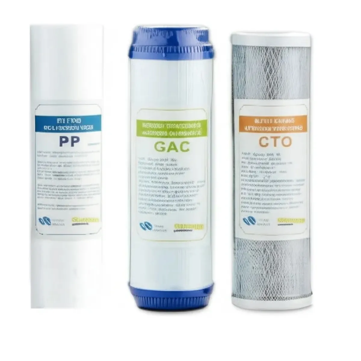 GENERICO - Pack 3 Filtros Antisarro Ablandador 10 Pulgadas 5 Micras