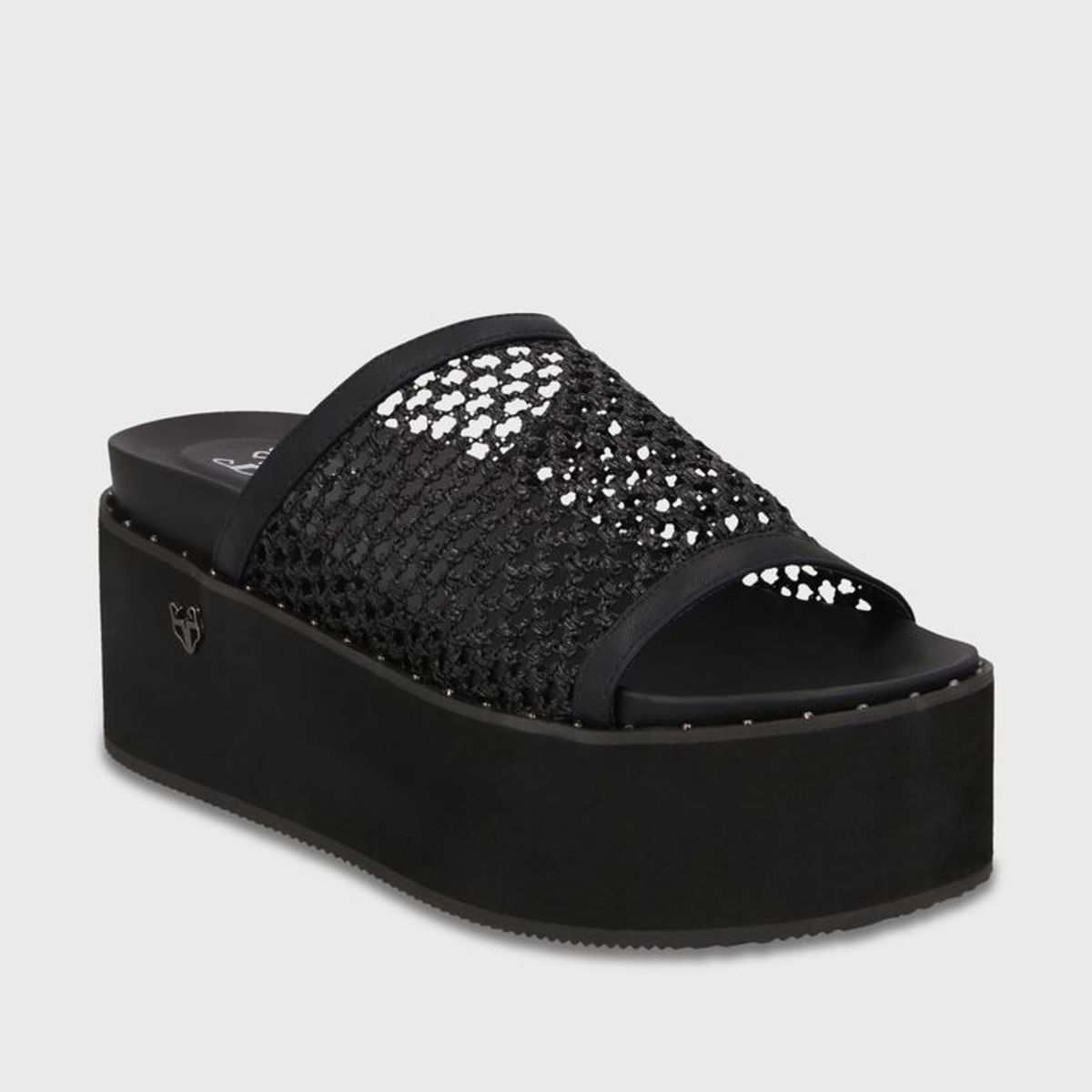 GOTTA - Sandalia Plataforma Negra Mujer 1566H