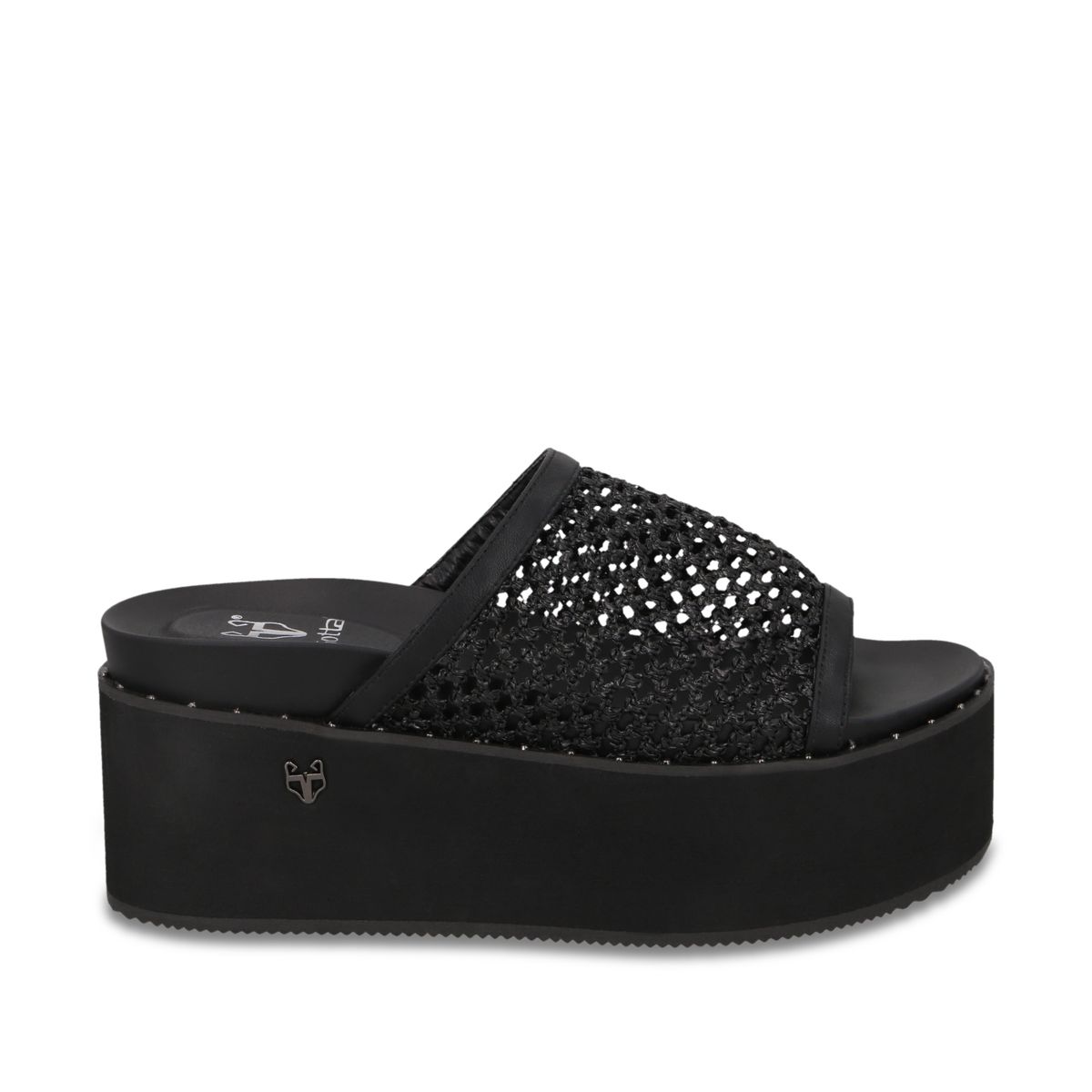 GOTTA - Sandalia Mujer Plataforma Negra 1566H Gotta