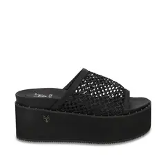 GOTTA - Sandalia Plataforma Negra Mujer 1566H