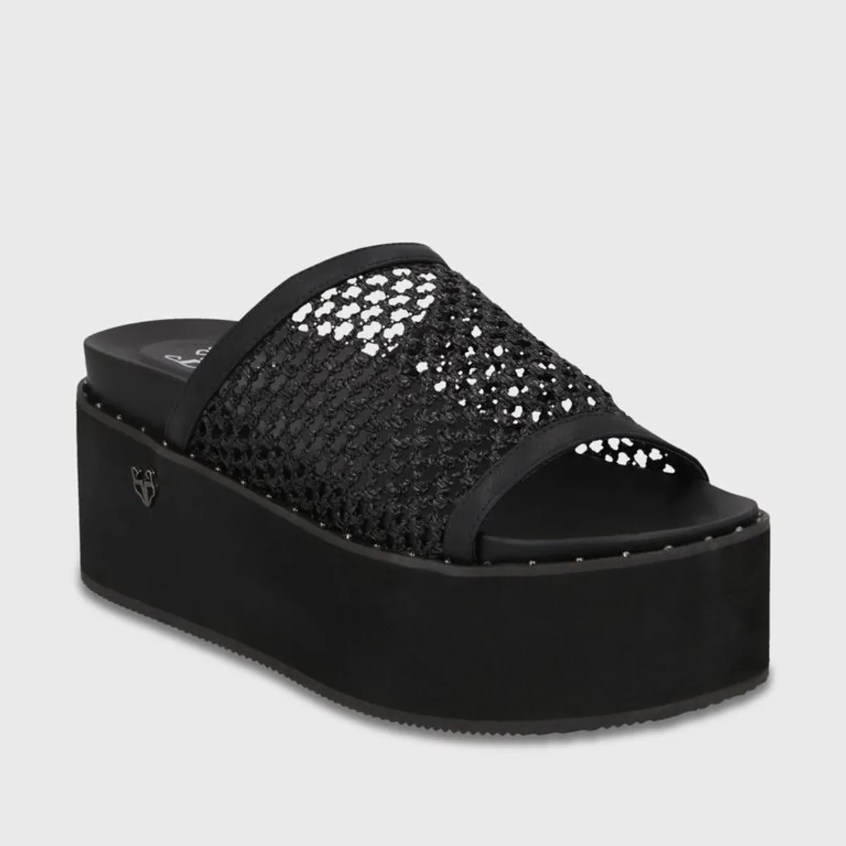 GOTTA - Sandalia Plataforma Negra Mujer 1566H