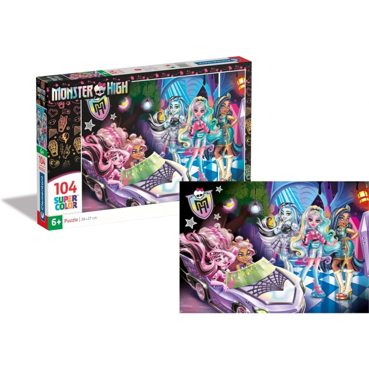 CLEMENTONI - CLEMENTONI 25783 PUZZLE 104 PIEZAS MONSTER HIGH