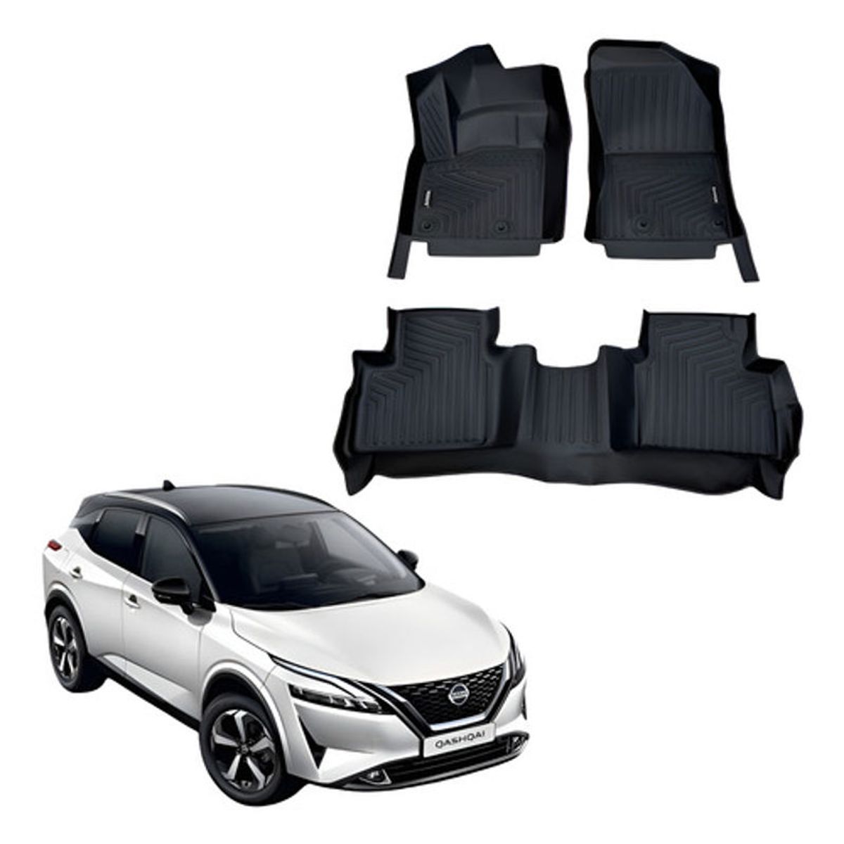 OEM - Kit Pisos Rígidos Calce Perfecto Nissan Qashqai 2023 - 2026