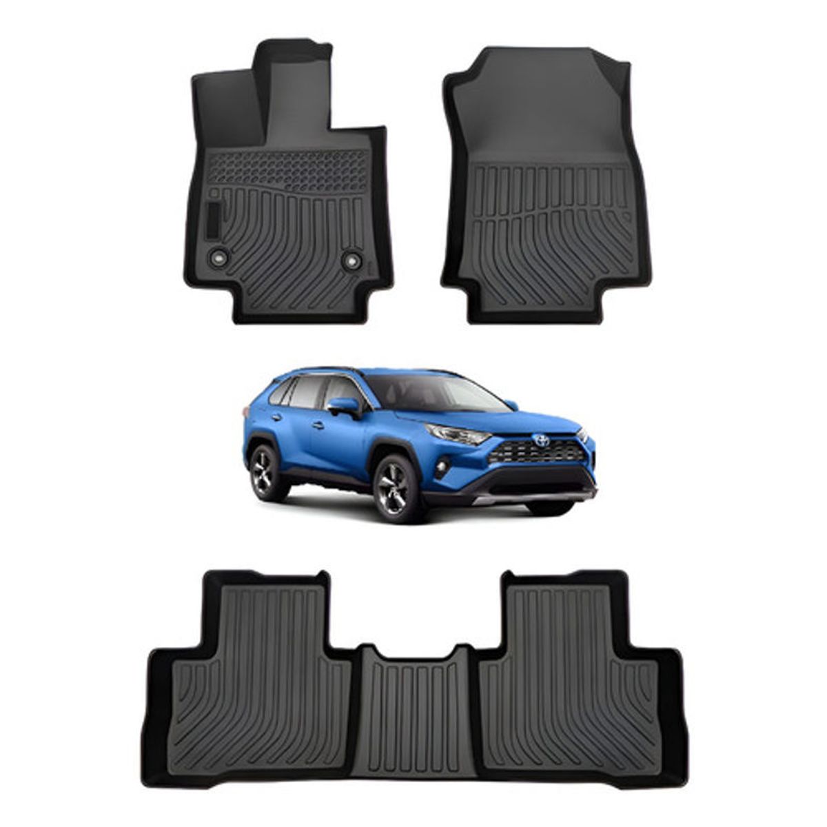 OEM - Kit Pisos Rígidos Calce Perfecto Toyota Rav4 2019 - 2026