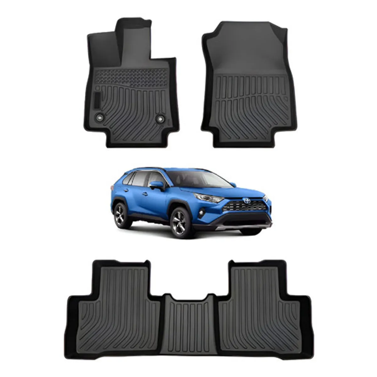 OEM - Kit Pisos Rígidos Calce Perfecto Toyota Rav4 2019 - 2026