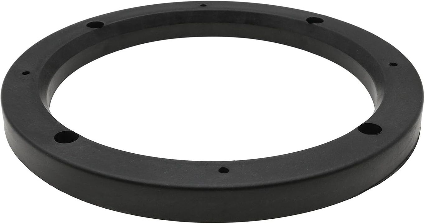 Espaciador De Montaje Parlante Para Puerta Auto Negro 2u 6p