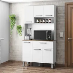 HOME MOBILI - Kit Cocina Olivia 6P 1C Blanco