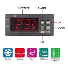 GENERICO - Termostato control temperatura 12V