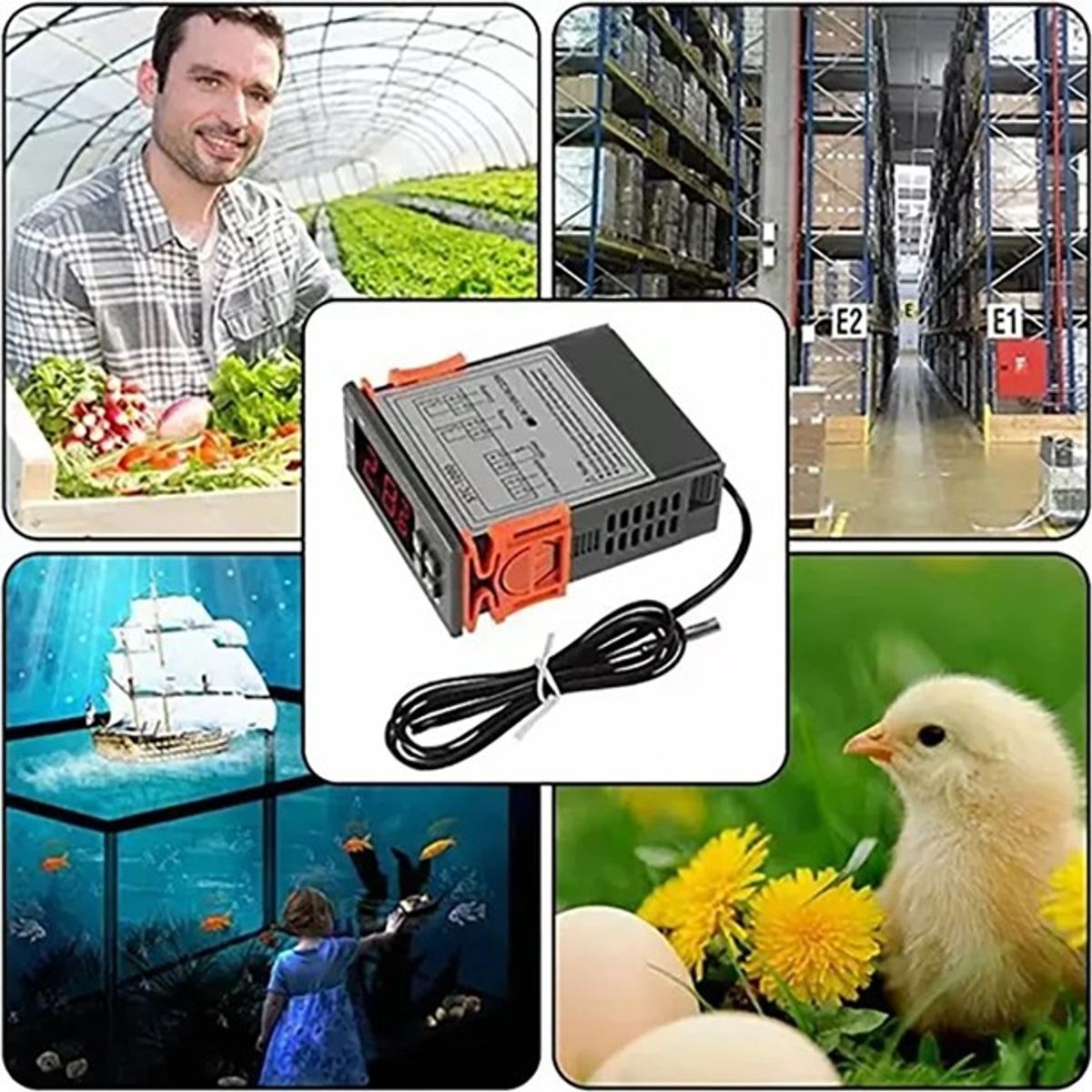 GENERICO - Termostato control temperatura 12V