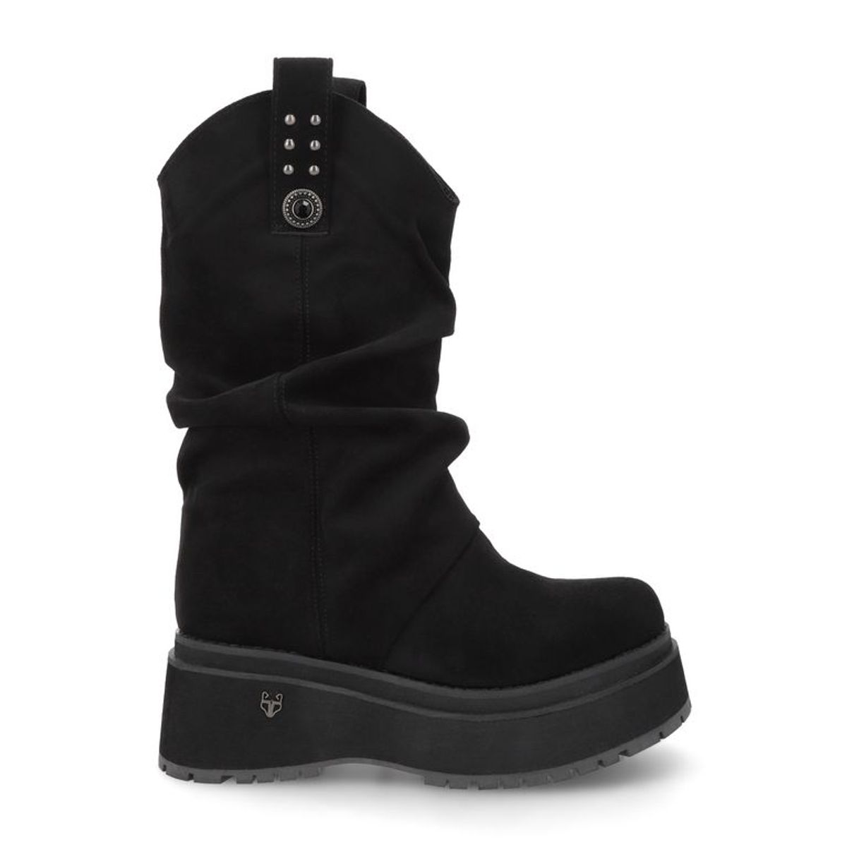 GOTTA - Bota Plataforma Negra Mujer 1509C