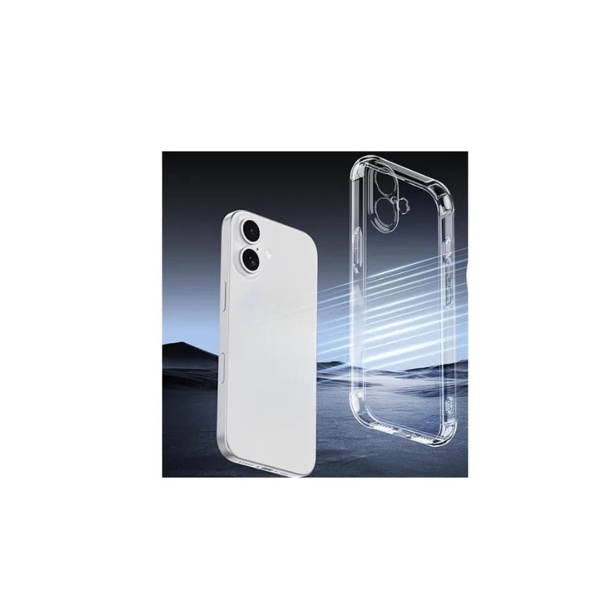 GENERICO - Carcasa Anti Golpes Transparente Para iPhone 17