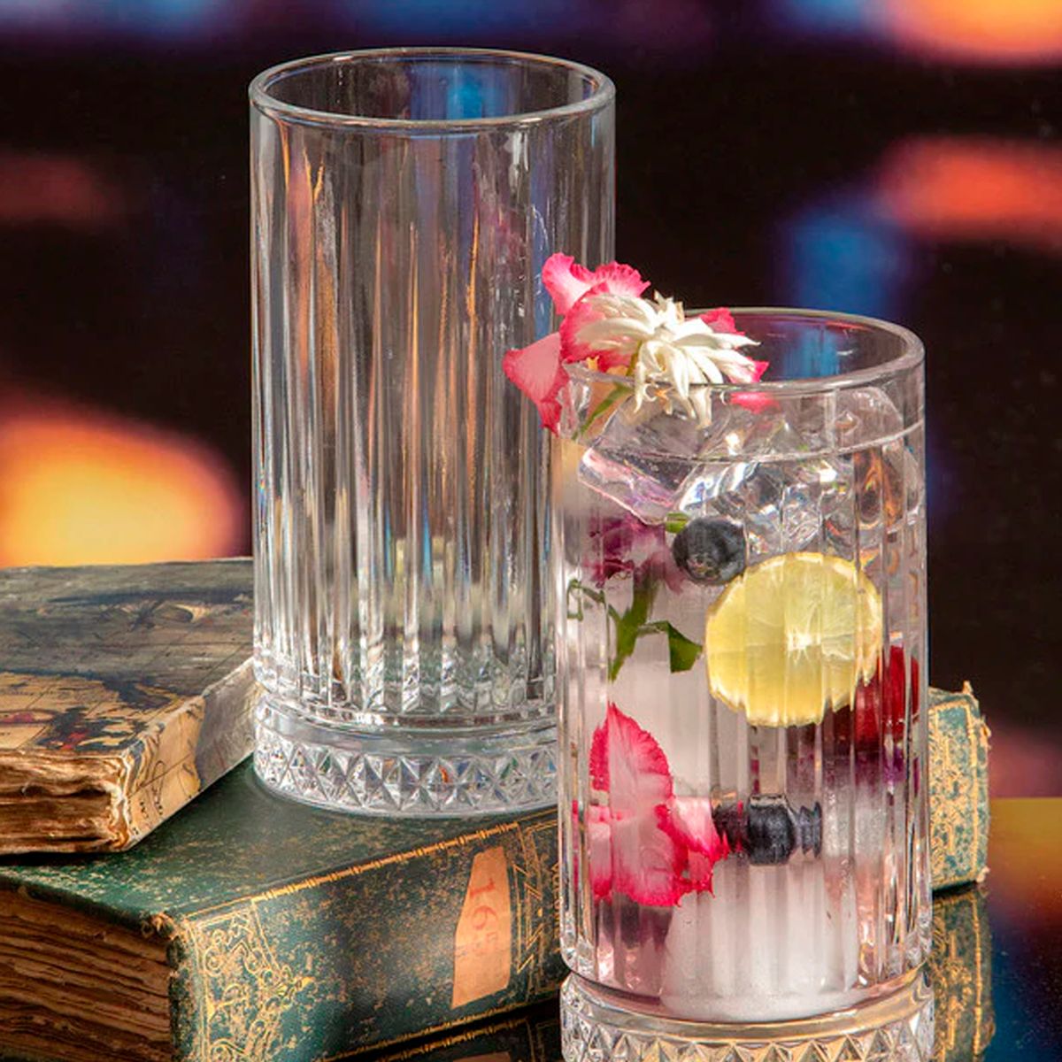 PASABAHCE - Set 4 Vasos Refresco Alto 365Cc Linea Elysia