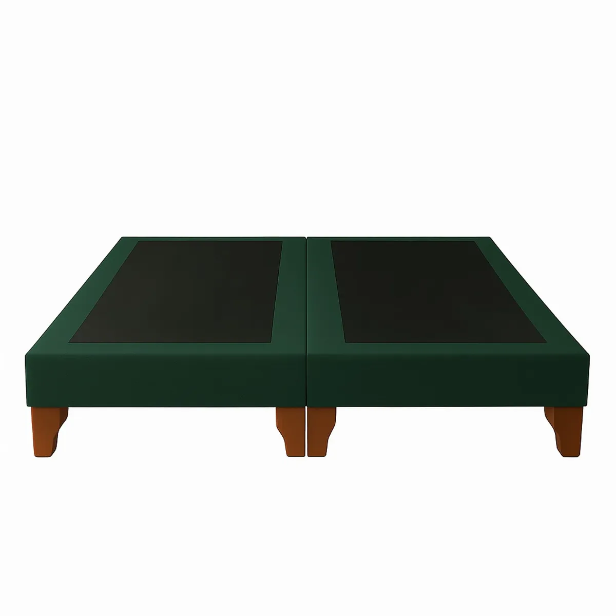 GENERICO - BASE DE 2 PLAZAS VERDE OSCURO  LINO