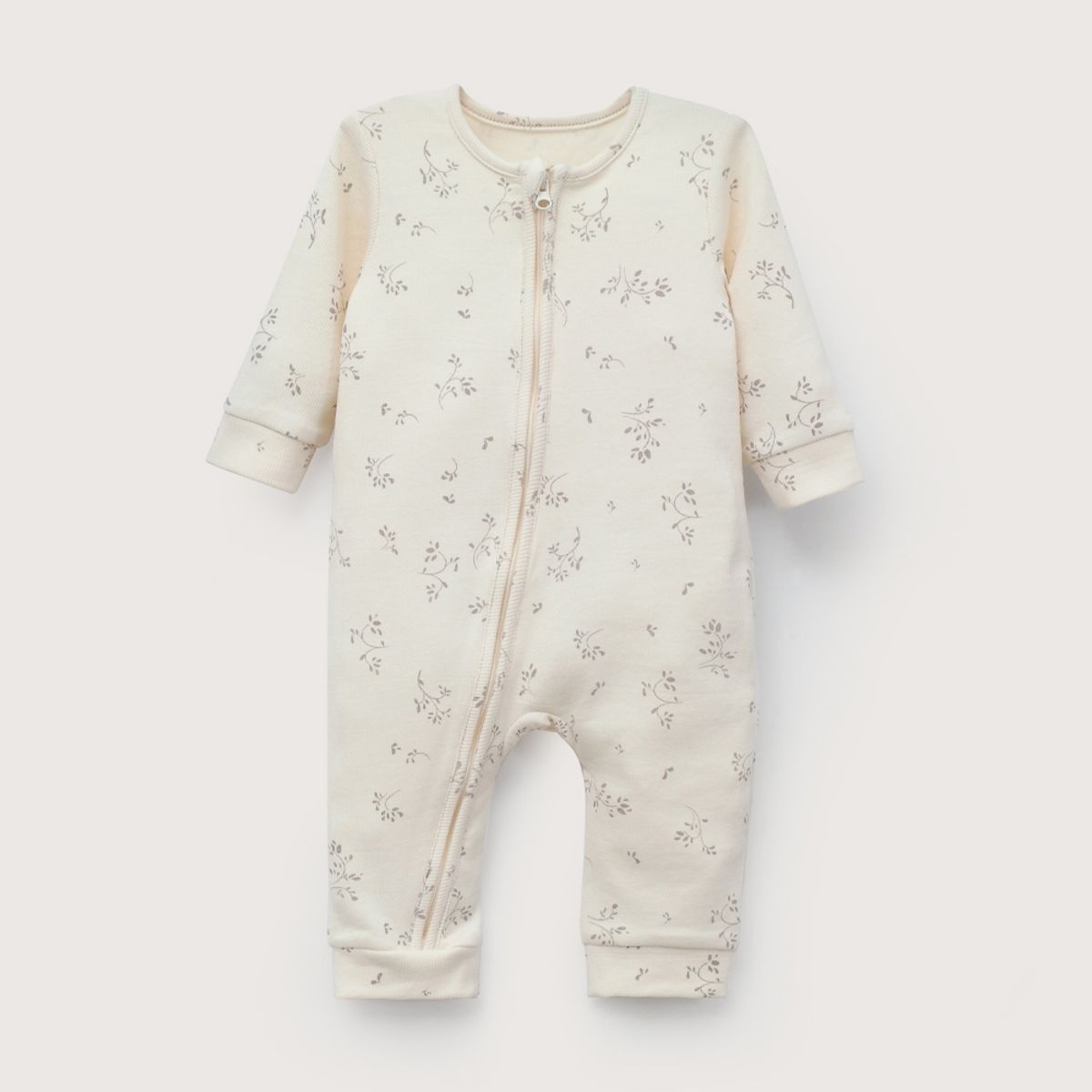OPALINE - Osito estampado beige de bebé niño