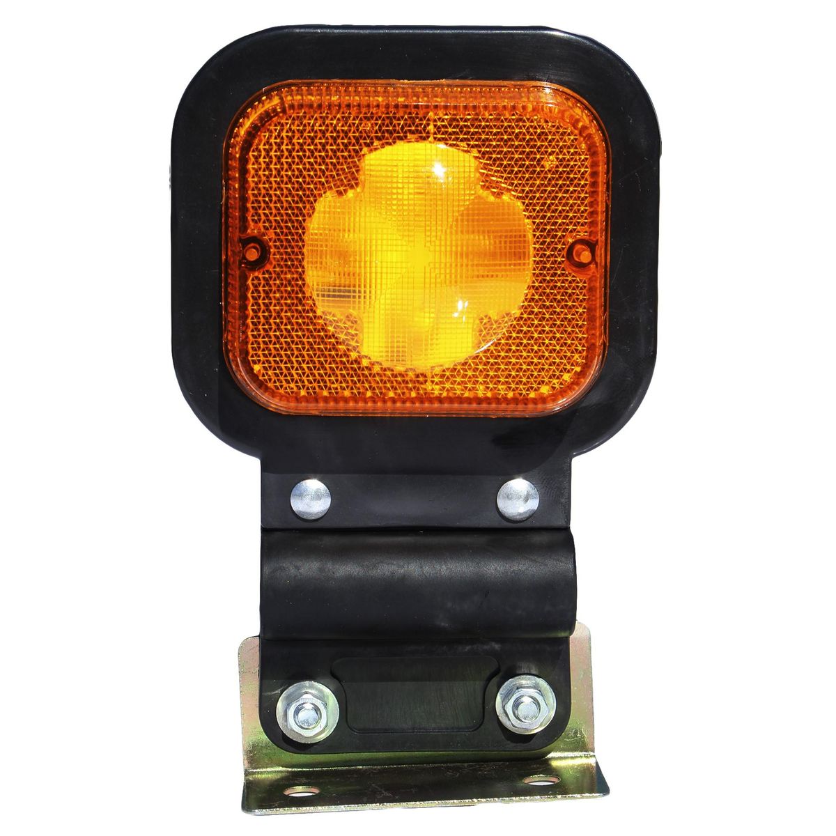 SUNTECH - FOCO LATERAL LED CUADRADO AMBAR 12 Y 24 VOLTS