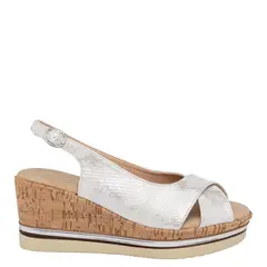 ALQUIMIA - Sandalia Mujer Plateado Jerid