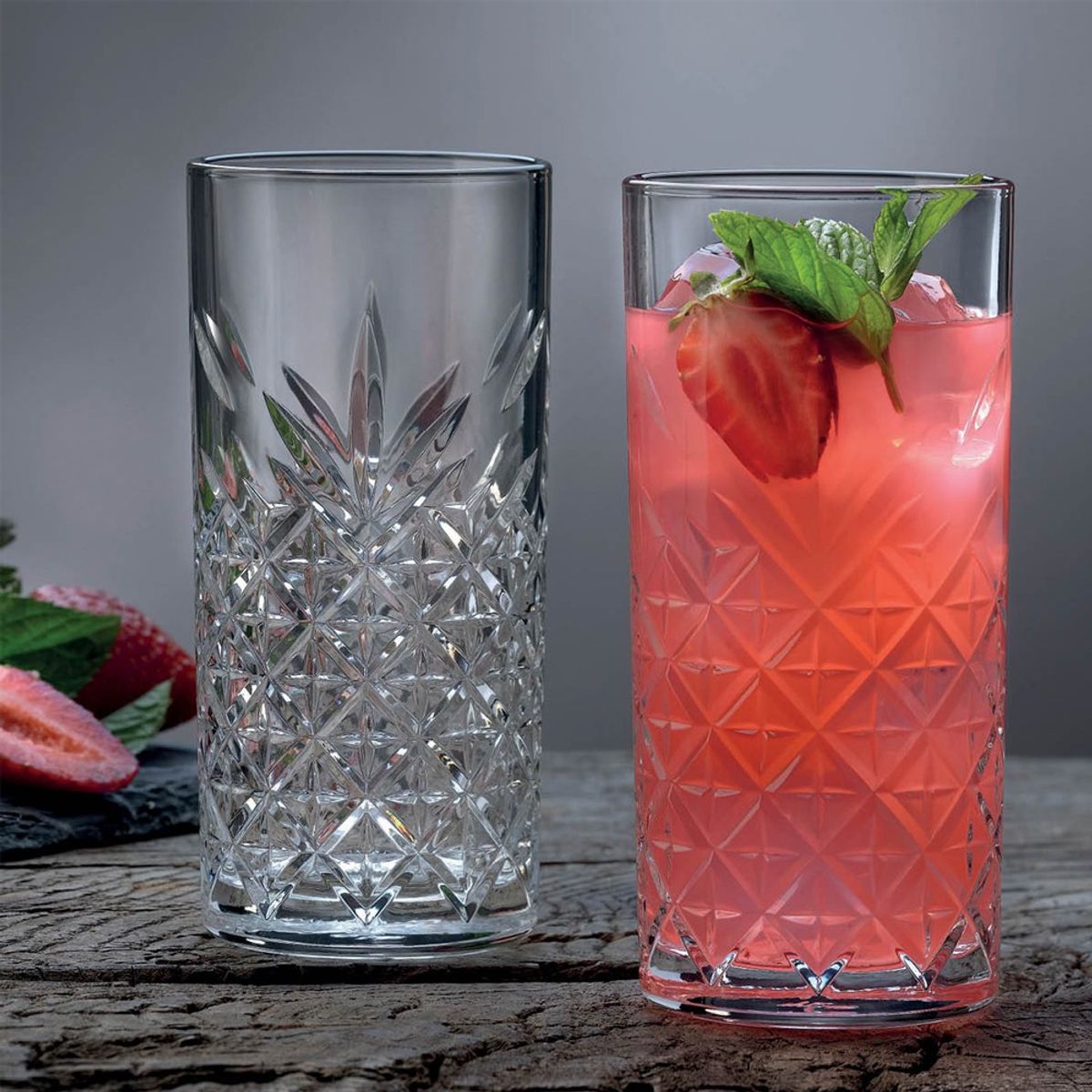PASABAHCE - Set 4 Vasos Alto Line Timeless 365 Cc