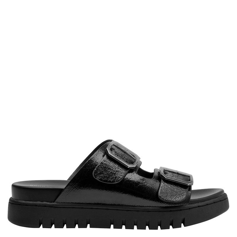BRUNO ROSSI - Sandalia Mujer Casual Negro Bruno Rossi