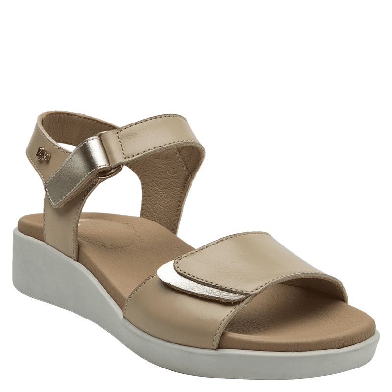 16 HRS - Sandalia Mujer Casual Beige 16 Hrs