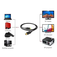 EON - Cable Adaptador Dp Display Port Macho A Hdmi Macho