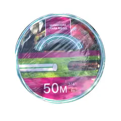 MICROFLEXXI - Manguera Riego PVC Bicolor 3/4 Pulgada X 50 Mts