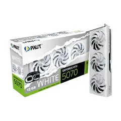 GENERICO - Palit RTX 5070 WHITE OC 12GB GDDR7 192bit 3-DP HDMI