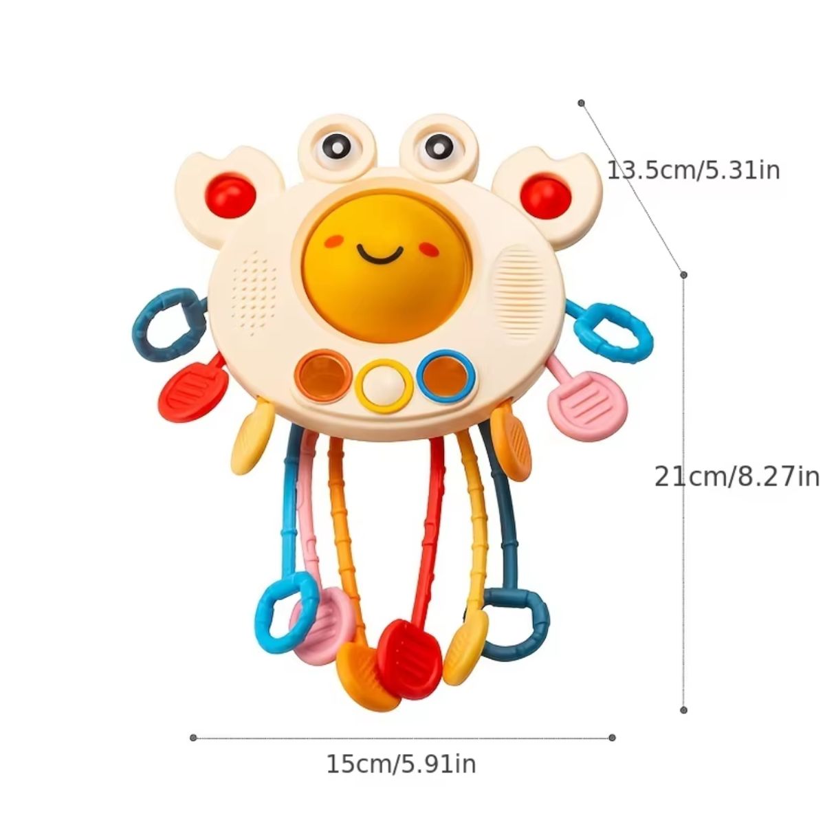 GENERICO - SONAJERO EDUCATIVO  DE DESARROLLO SENSORIAL CANGREJO MONTESSORI