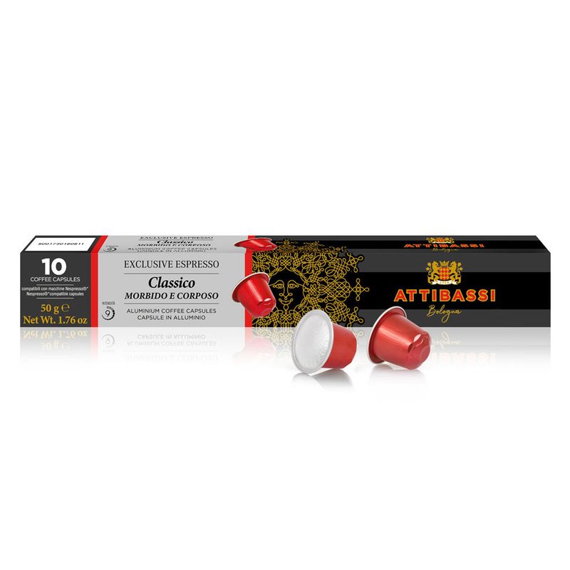 GENERICO - Café en Cápsulas Classico para Nespresso Attibassi 10 un