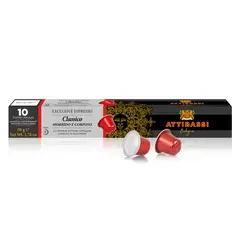 ATTIBASSI - Café en Cápsulas Classico para Nespresso 10 un