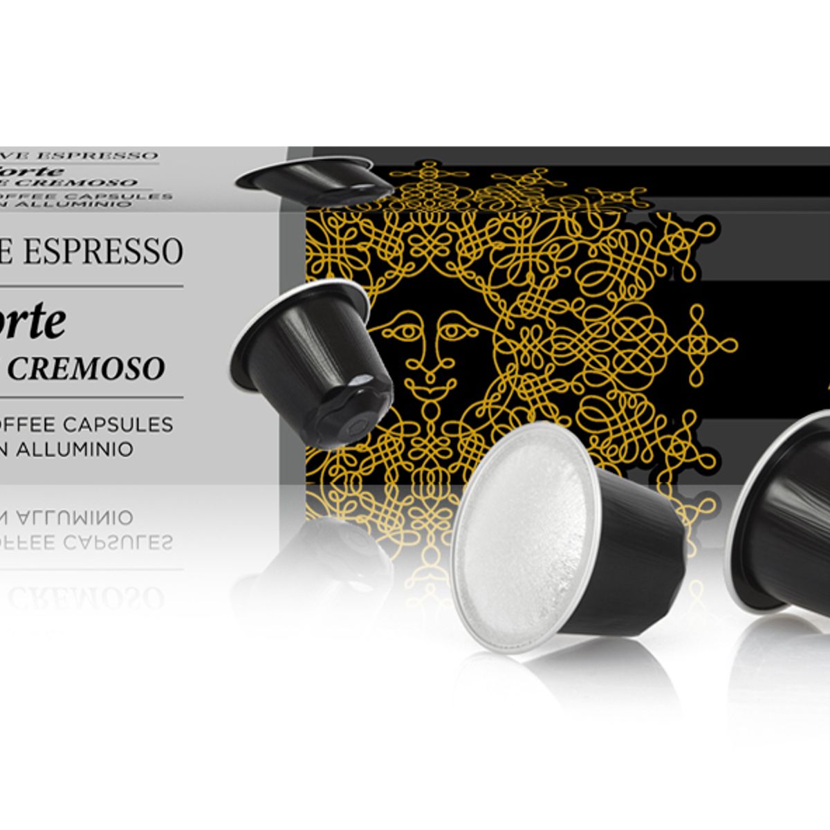 ATTIBASSI - Café en Cápsulas Forte para Nespresso Attibassi 10 un