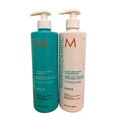 MOROCCANOIL - Duo de Shampoo y Acondicionador Reparador de Hidratación 500 ml