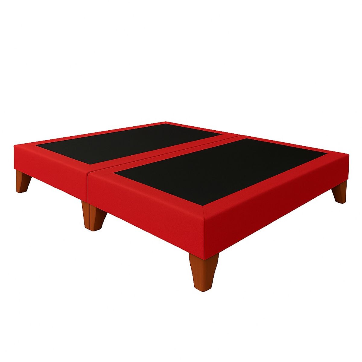 GENERICO - BASE DE 2 PLAZAS ROJO LINO