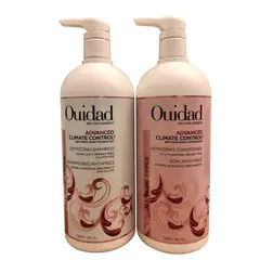 OUIDAD - Set Shampoo y Acondicionador Advanced Climate Control Defrizzing 1000 ml