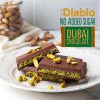 Chocolate Dubai Sin Azúcar 200 gr
