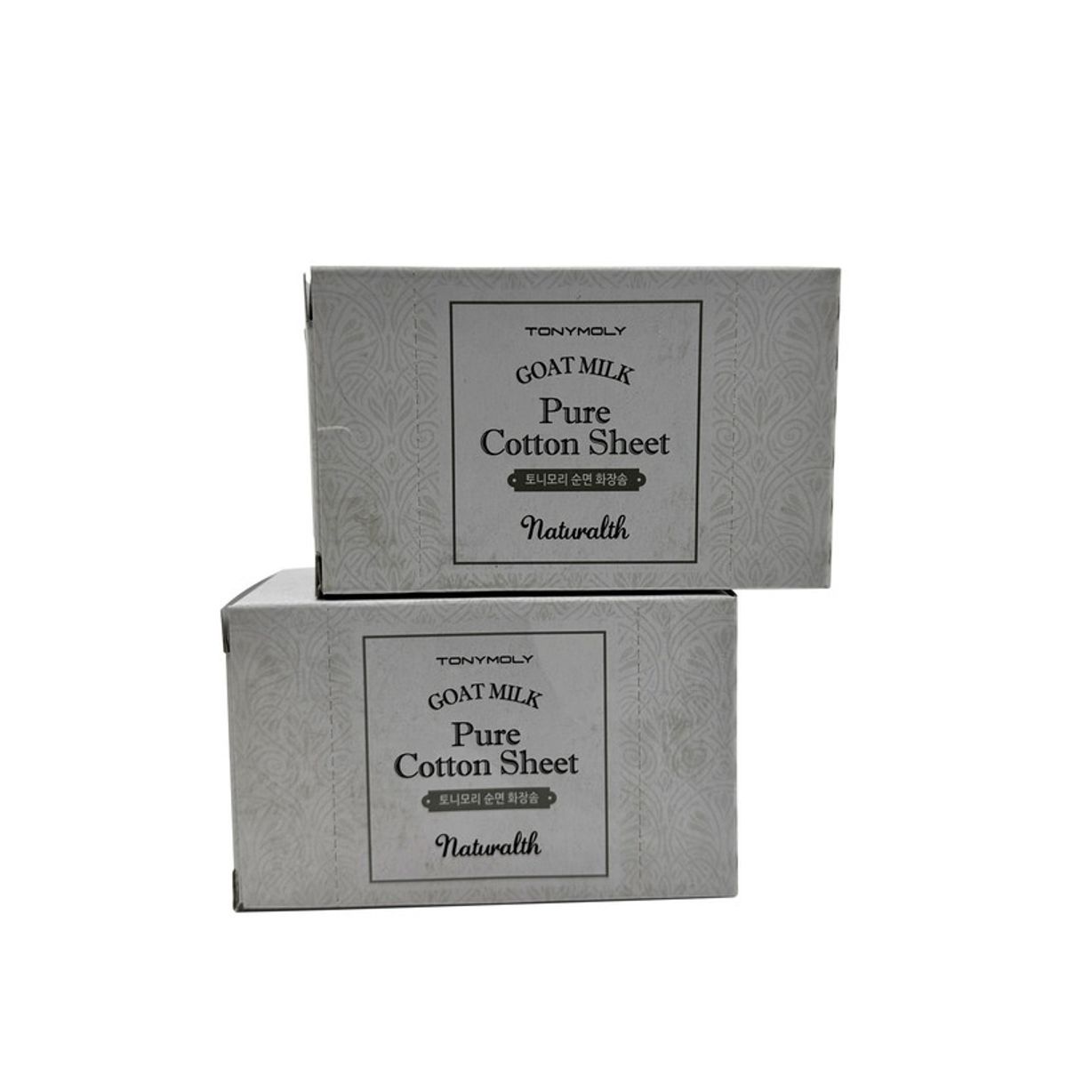 TONYMOLY - Mascarillas de Algodón Puro de Leche de Cabra 20 Unidades - Set de 2