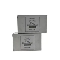 TONYMOLY - Mascarillas de Algodón Puro de Leche de Cabra 20 Unidades - Set de 2