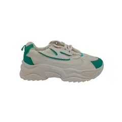 HERIEL - Zapatilla Beige Plataforma Mujer