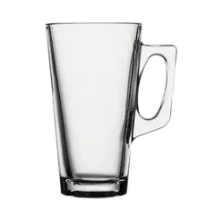 PASABAHCE - Se De 2 Tazas Vidrio Con Aza 385Cc Linea Vela