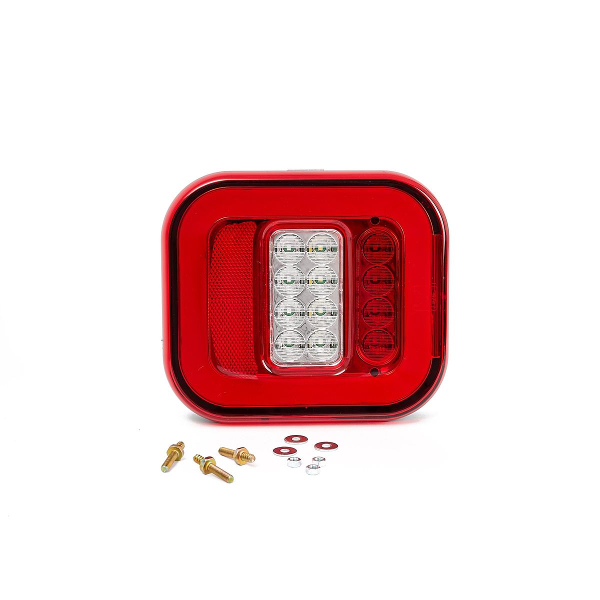 GENERICO - FOCO TRASERO LED TIPO HALO 12 /24 VOLTIOS